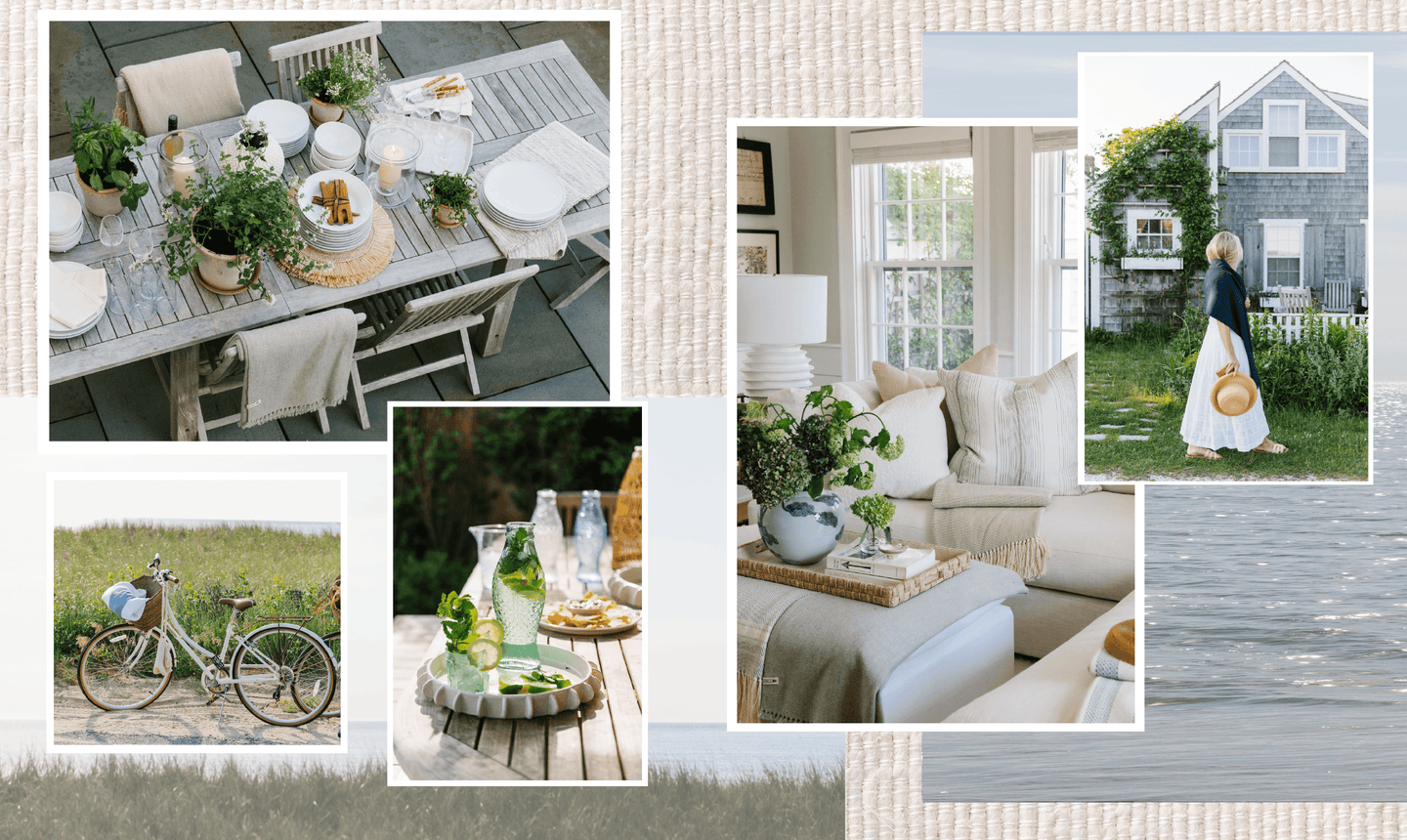 Embrace the serene beauty and timeless elegance of a Nantucket summer with our exclusive Summer Collection at Nantucket Looms. Our new arrivals are designed to capture the essence of coastal living, bringing a touch of Nantucket’s elegance into your home and lifestyle.