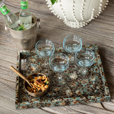 Blue Shell Sitges Tray