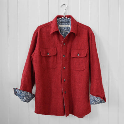 CPO Jacket | Red Tweed