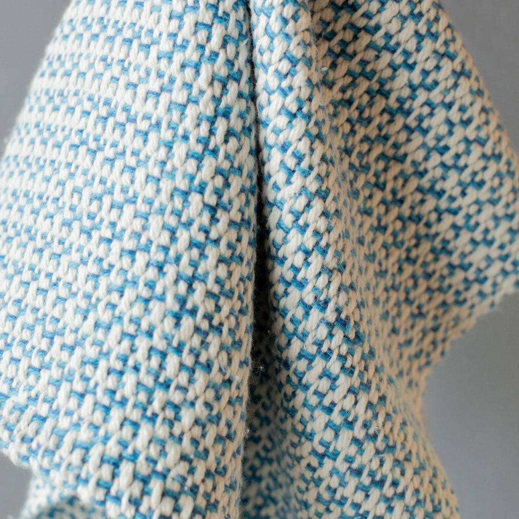 Blue Marled Handwoven Kitchen Towel