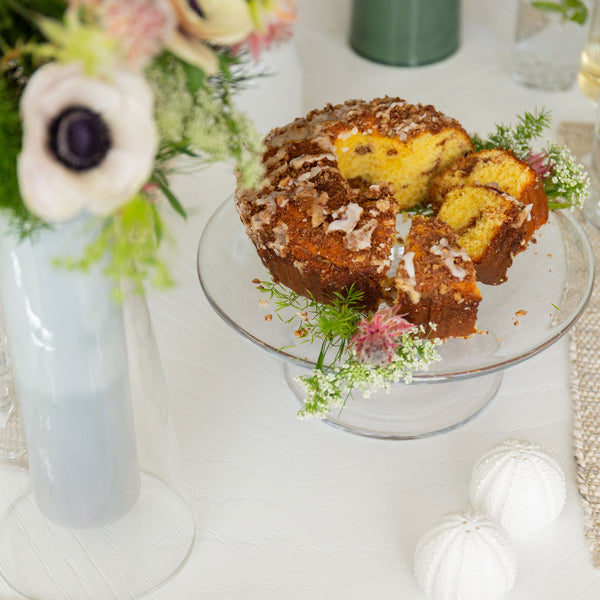 The Pioneer Woman 10.25 in Round Glass Cake Stand, Clear - Walmart.com