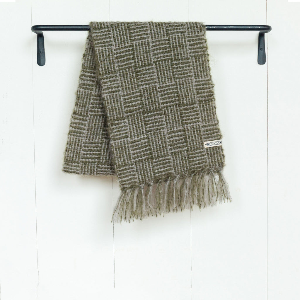 Ivory Handwoven Mohair Scarf – Nantucket Looms